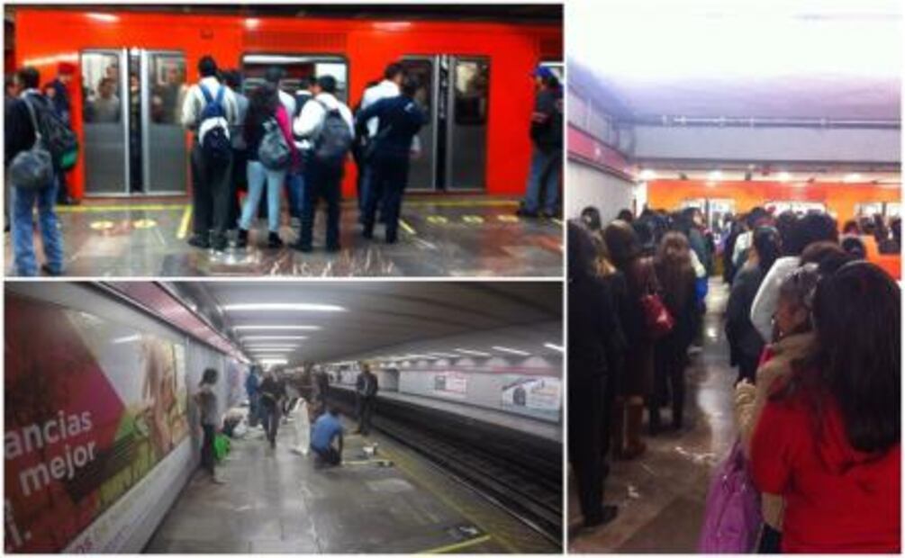 ¿Por qué se forman antes de entrar al vagón del Metro Balderas? 