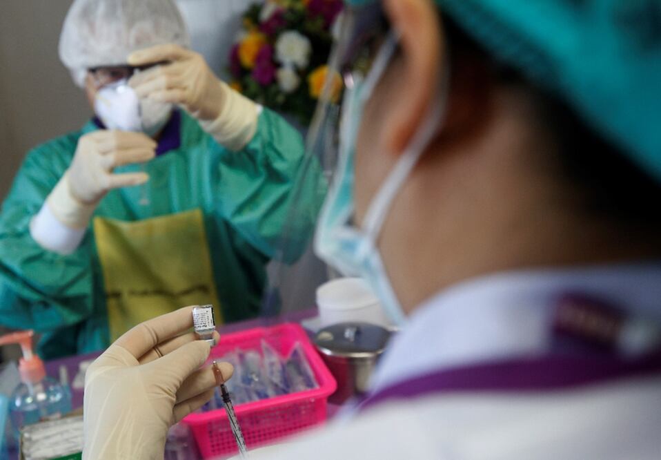 Preparado de Pfizer. Foto: EFE