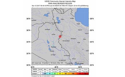 Reportan muertos y daños materiales tras sismo en Irak
