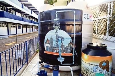 Gobierno CDMX prevé instalar captadores de agua de lluvia en mil escuelas públicas en dos meses