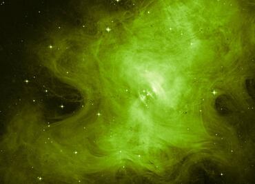 Capturan el fantasmal resplandor de una estrella muerta