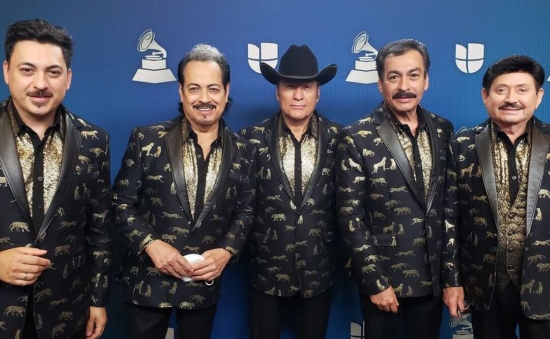 Los Tigres del Norte en los premios Grammy. Fuente: Instagram @lostigresdelnorte