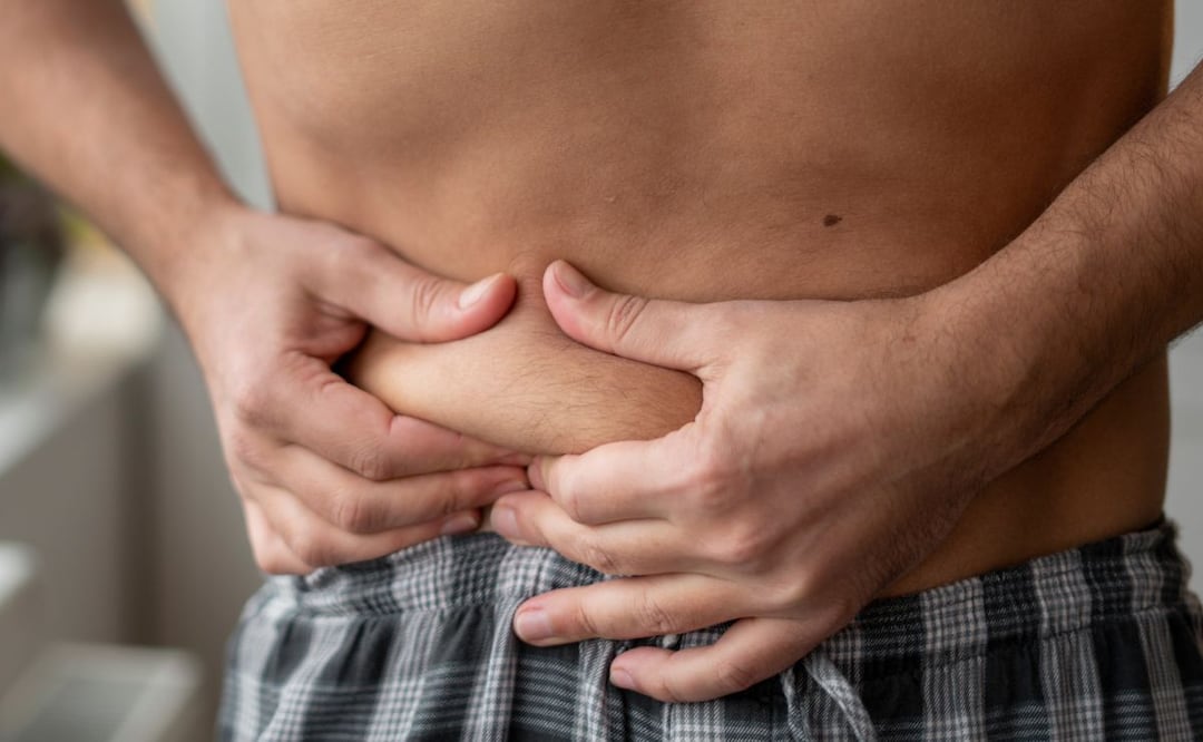 Grasa abdominal. Fuente: Freepik