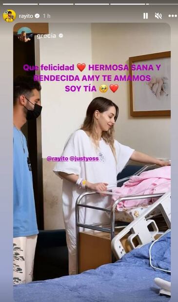 YosStop se convierte en mamá, nace su hija Amy
