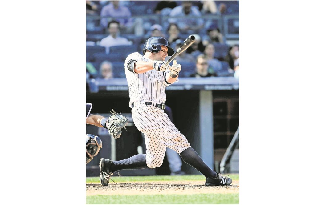 Brett Gardner conectó un lanzamiento del relevista Erasmo Ramírez (FRANK FRANKLIN II. AP)