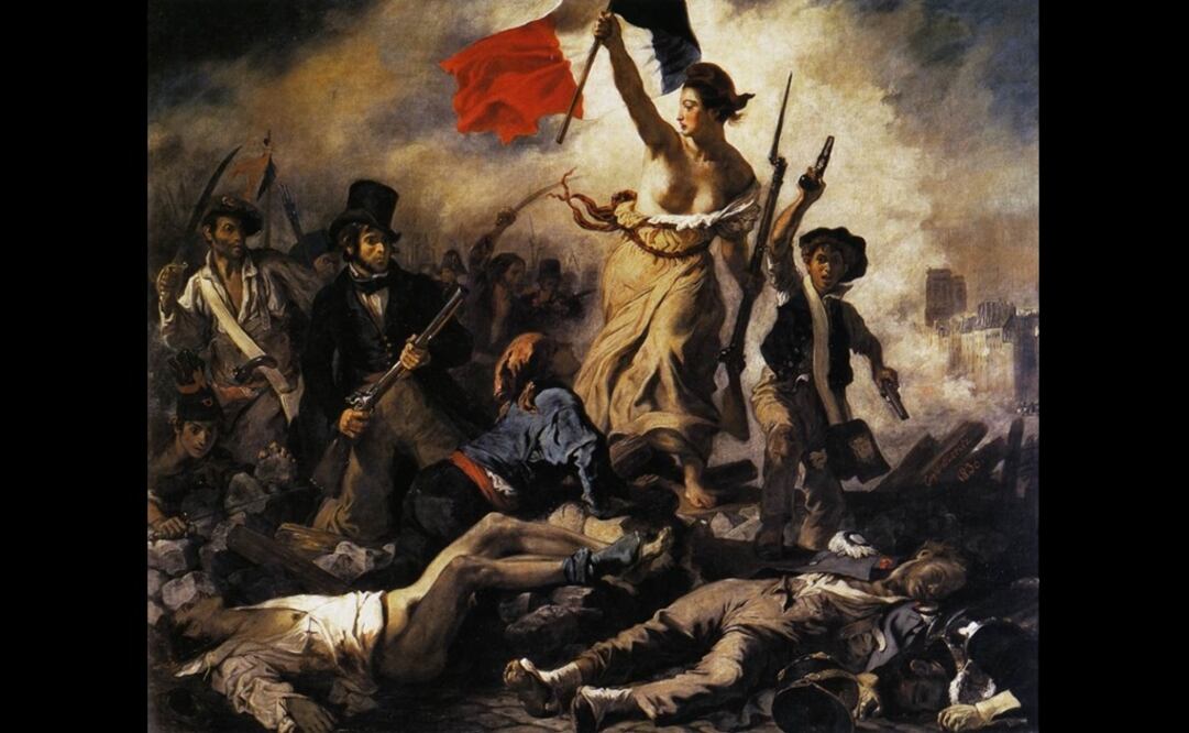 "La Libertad guiando al pueblo" es una obra del francés Eugène Delacroix. Foto: wga.hu
