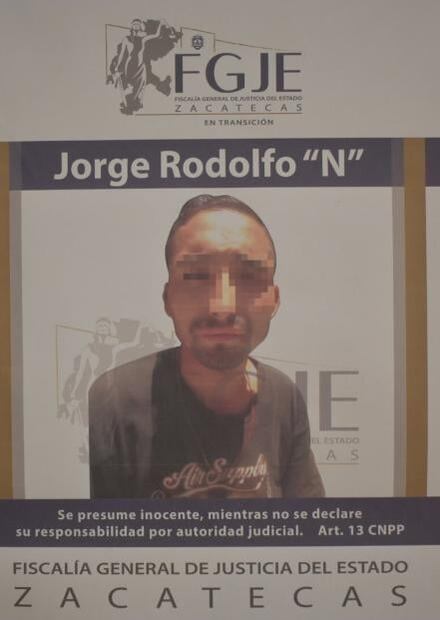 Detienen en Zacatecas a presunto feminicida de niña San Juana