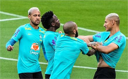 VIDEO: La pelea entre Richarlison y Vinicius en el entrenamiento de la Selección Brasileña