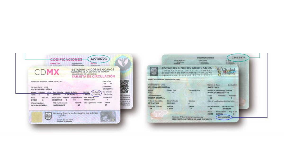 Al igual que la licencia de conducir, la tarjeta de circulación es un requisito para que los automovilistas puedan manejar con plena libertad por las vialidades. Foto: SEMOVI