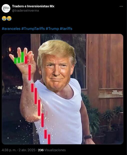 Los aranceles de Trump desatan la mejor ola de memes. Foto: Redes Sociales