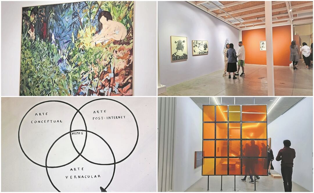 Temas como las dinámicas al interior del hogar, el sexo, la muerte, la representación de la mujer, la producción de moda o las narrativas del progreso son abordados por los artistas jóvenes cuyas obras se exhiben en el Open San Felipe. Fotos: Frida Juárez / EL UNIVERSAL