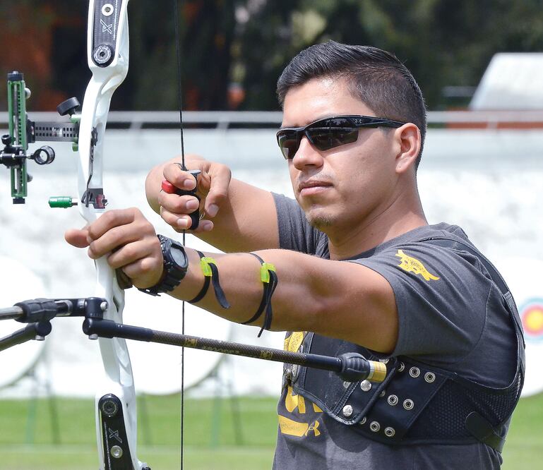 COM. Juan Rene tiene confianza en lograr buenos resultados en arco compuesto y recurvo 