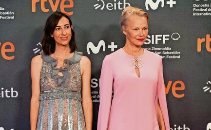 Pamela Anderson sorprende en San Sebastián