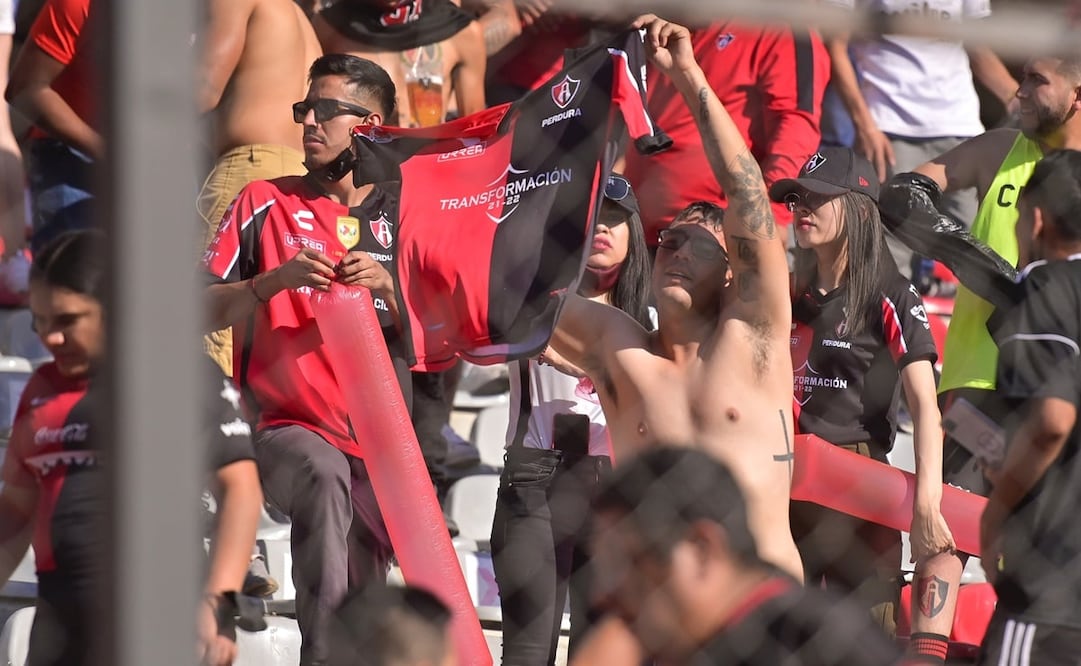 Aficionados del Atlas en el estadio La Corregidora - FOTO: Imago7