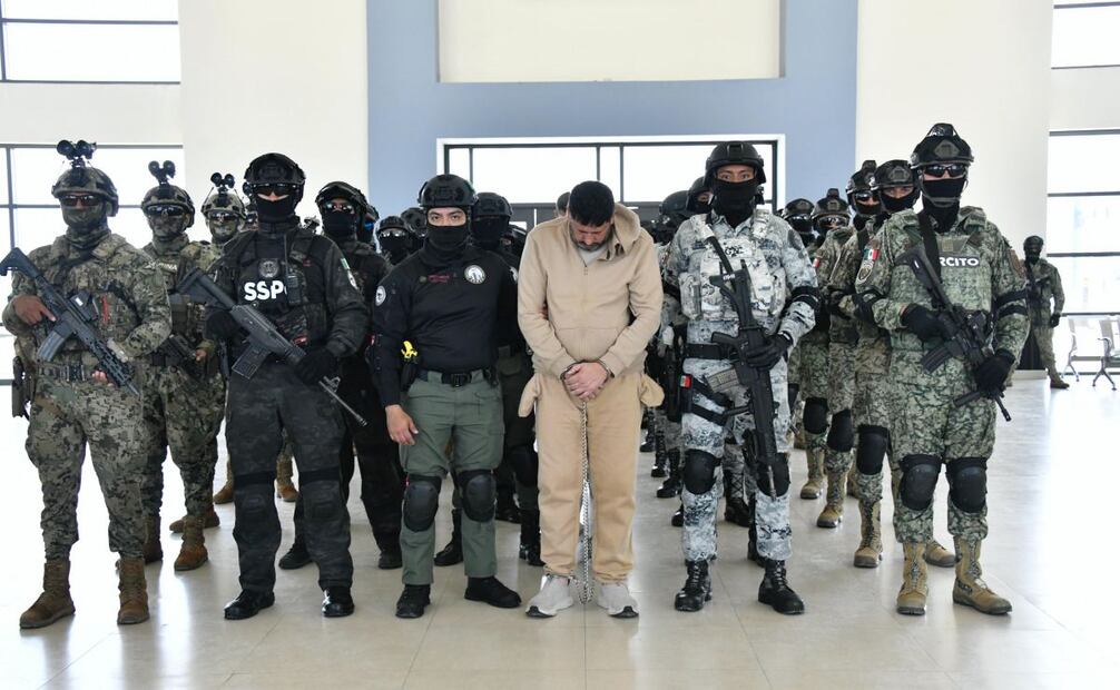 Segundo combo de 26 narcos entregados a EU, entre ellos "La Tuta" y el líder de "Los Cuinis". Foto: Especial