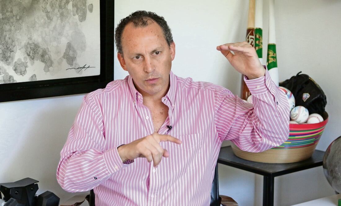 Horacio de la Vega, titular de la LMB, sabe que hay polémicas por extranjeros Foto: Archivo El Universal