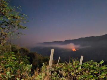 Incendio forestal en comunidad triqui de Oaxaca cumple una semana sin atención; se desconocen las hectáreas afectadas