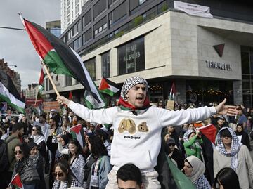 Miles protestan en Suecia contra la participación de Israel en final de Eurovisión