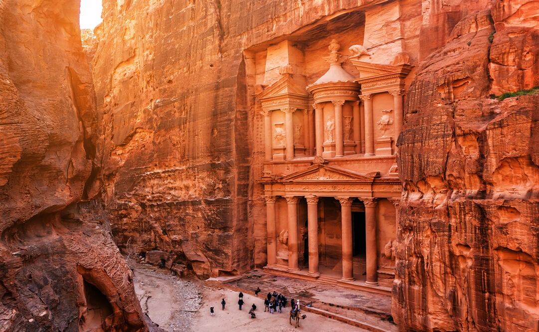 La ciudad de Petra fue declarada Patrimonio de la Humanidad en 1985 y nombrada una de las Siete Maravillas del Mundo Moderno en 2007. Foto: istock 