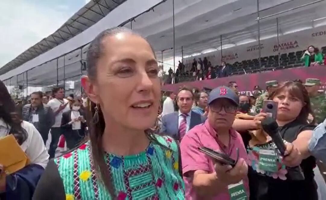 La Jefa de Gobierno, Claudia Sheinbaum se deslinda de pintas en su contra. Foto: Captura video / EL UNIVERSAL