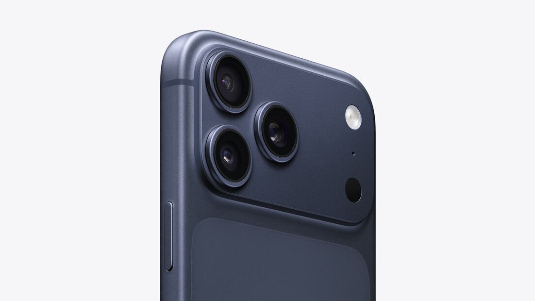 El iPhone 17 Pro y el iPhone 17 Pro Max incluyen un chip A19, el más potente hasta la fecha. Foto: Apple