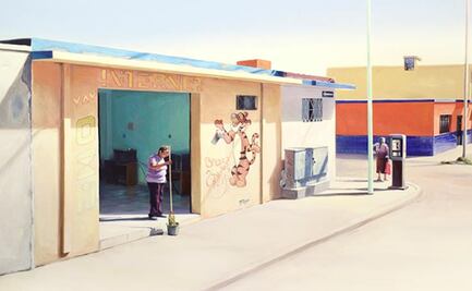 Sin conocer México, artista coreana “recupera” paz de las calles de Durango