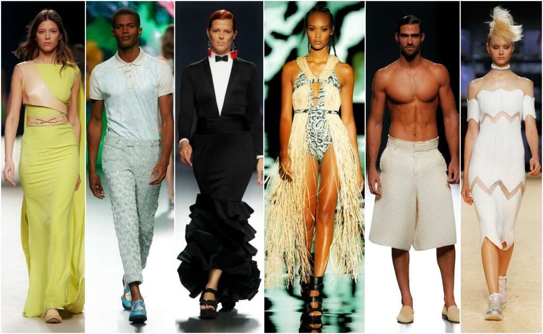 Algunas propuestas que desfilaron durante la segunda y tercera jornada de Mercedes-Benz Fashion Week Madrid/ Fotografías: Image.net