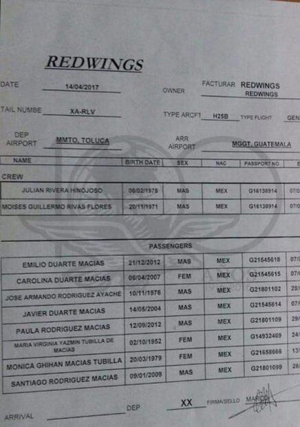 Un vuelo privado, la clave para detener a Duarte
