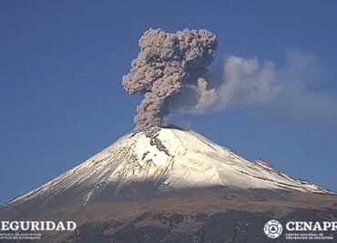 Prevén caída de ceniza del Popocatépetl en 7 alcaldías