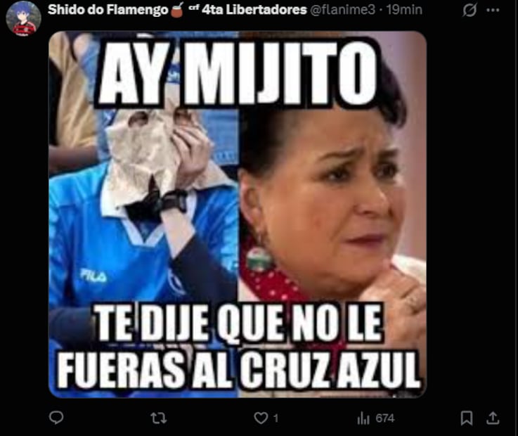 Los MEJORES MEMES de la derrota del Cruz Azul contra Flamengo