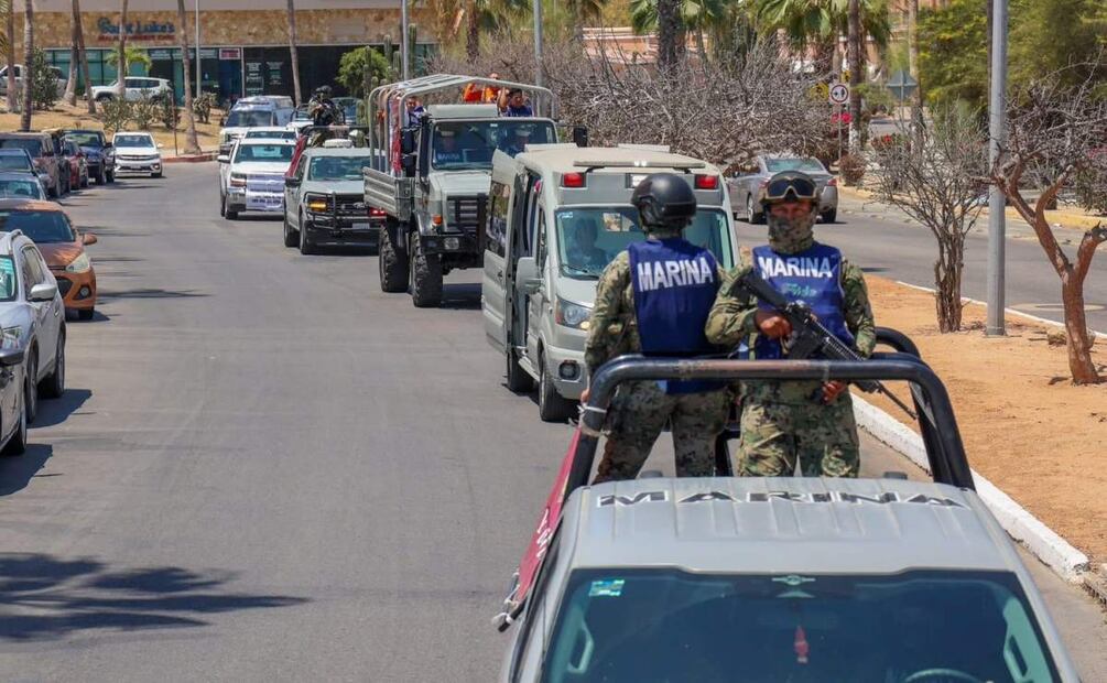 Recorridos de elementos de seguridad en carreteras y caminos de Baja California Sur en Semana Santa (15/04/2025). Foto: Especial