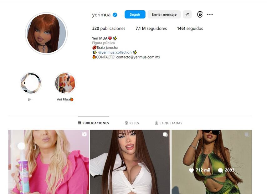 Yeri Mua. Instagram @yerimua