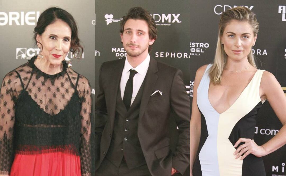 Blanca Guerra, quien presentó los últimos premios de la noche, Emiliano Zurita, otra de las personalidades que desfilaron, Ludwika Paleta lució un vestido entallado y escote de infarto (FOTOS: CARLOS MEJÍA. EL UNIVERSAL)
