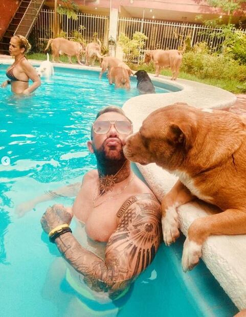Niurka y su novio Bruno, quien le pidió a la antigüita que fuera su novia.