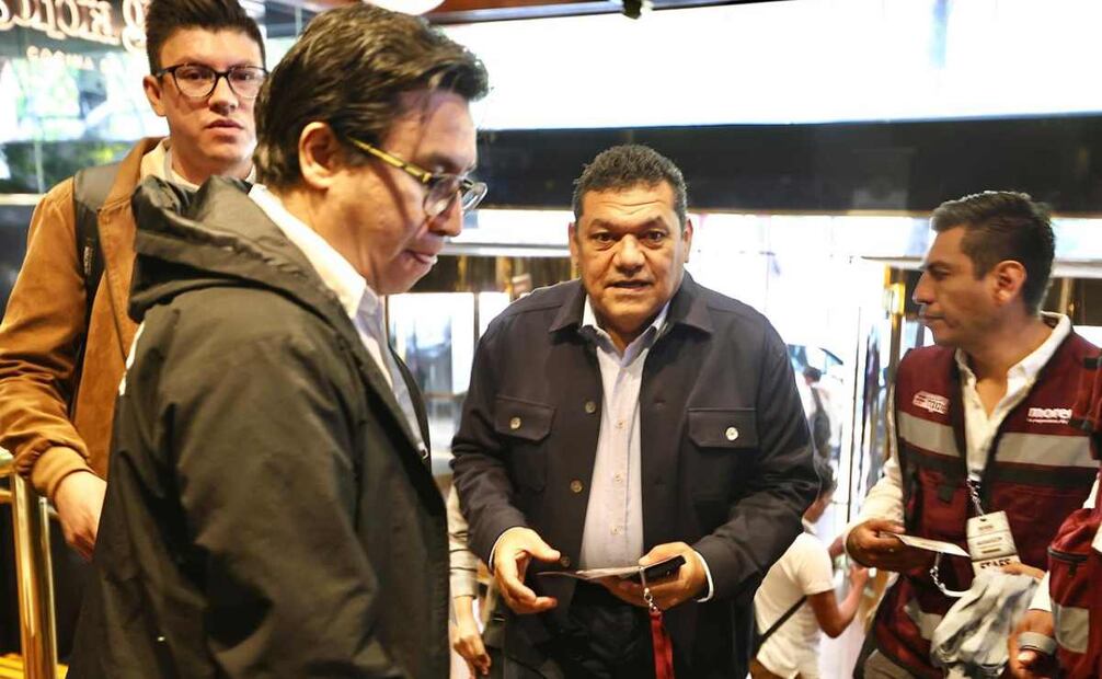 Llega el gobernador de Tabasco, Javier May, al Consejo Nacional de Morena. Foto: Berenice Fregoso / EL UNIVERSAL.