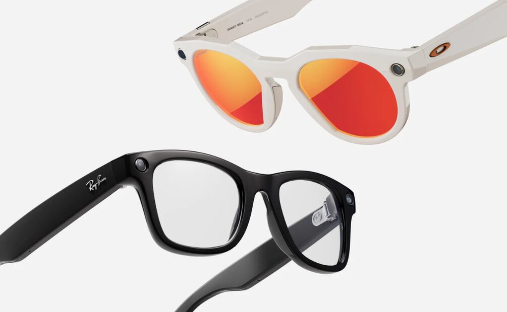 Las micas Transitions de algunos lentes de Meta IA cambian de color según las condiciones lumínicas del ambiente. Foto: Meta