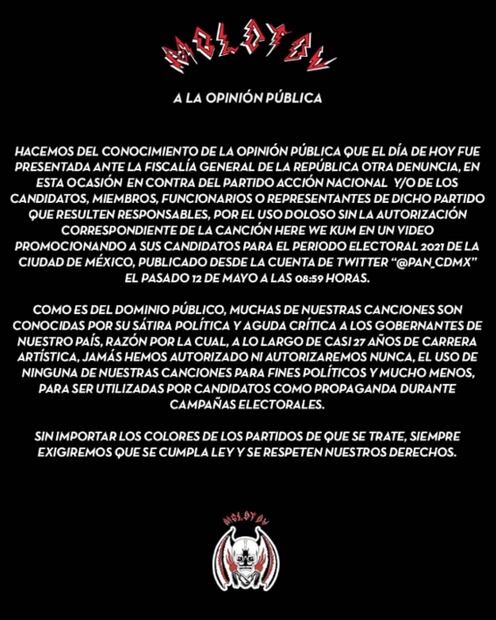 Molotov explota ahora contra el PAN