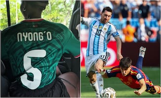 Lupita Nyong'o asistió a la final del Mundial entre España y Argentina, pero con la playera de la selección mexicana
