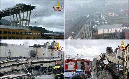 Derrumbe de puente en Génova, de los más graves de Europa