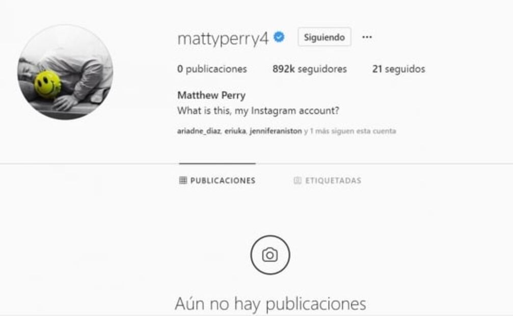 Sólo faltaba Matthew Perry, ahora todos los "Friends" tienen Instagram