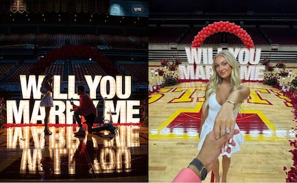 Estrella de la NBA le pidió matrimonio a su novia sobre la duela; son pareja desde sus años universitarios