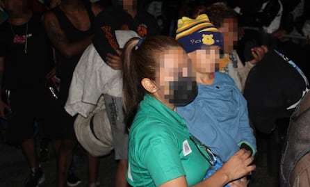 Migración disuelve a caravana migrante que salió de Tapachula, Chiapas