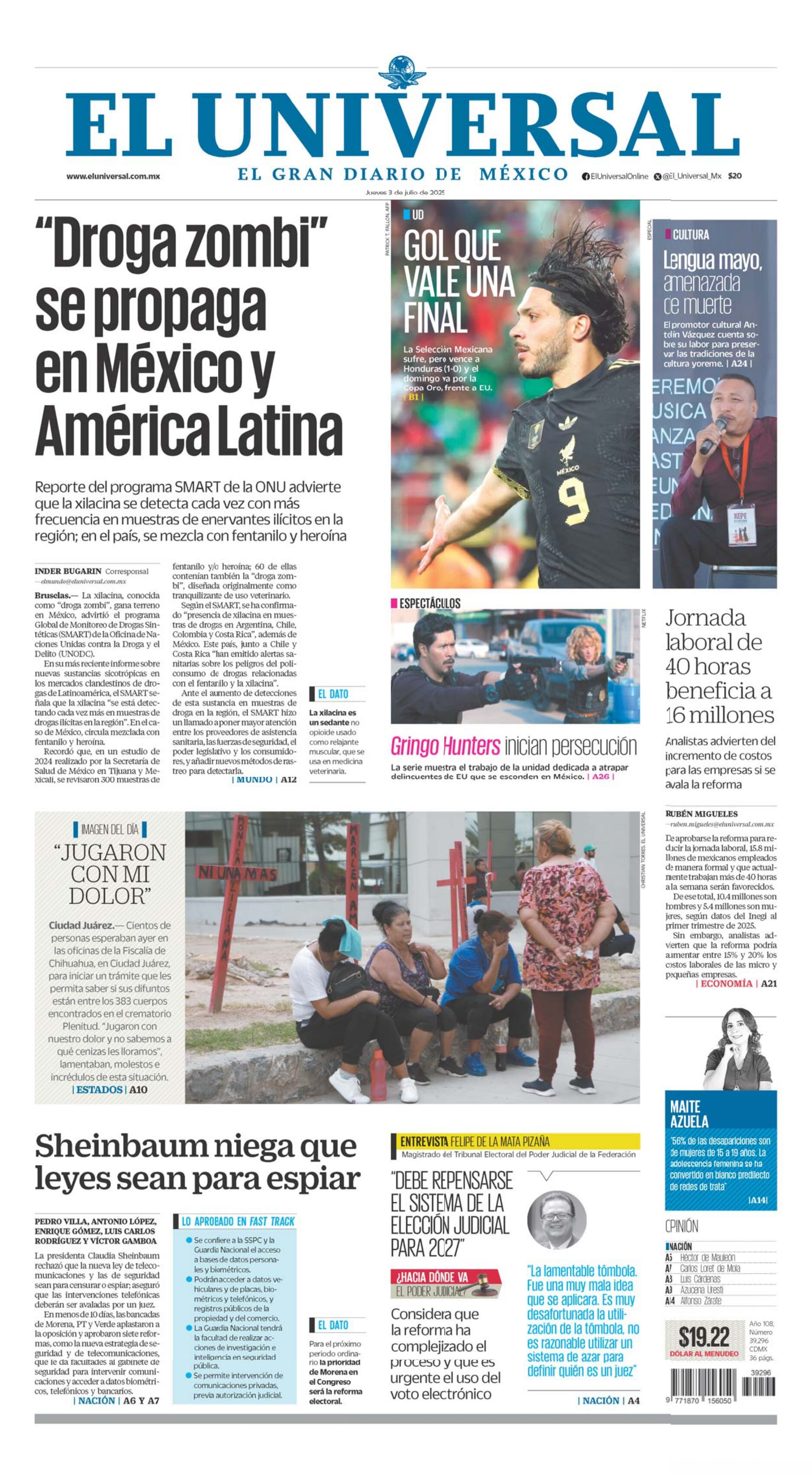Portada impresa