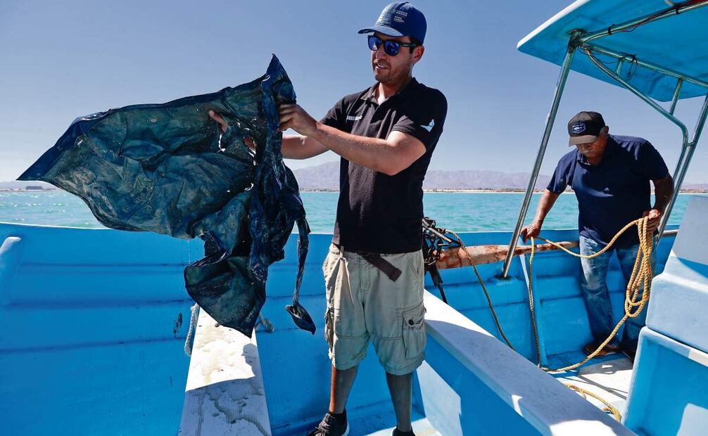 El gobierno mexicano sembró trampas en la zona de tolerancia cero para evitar captura de totoaba. Foto: Berenice Fregoso / EL UNIVERSAL