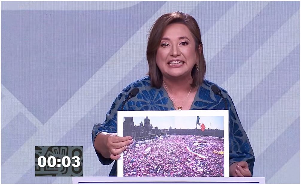 Xóchitl Gálvez. Foto: Captura de Pantalla