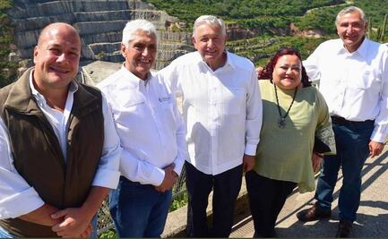 "Orden dada no supervisada, no sirve para nada", dice AMLO al supervisar la presa El Zapotillo en Jalisco