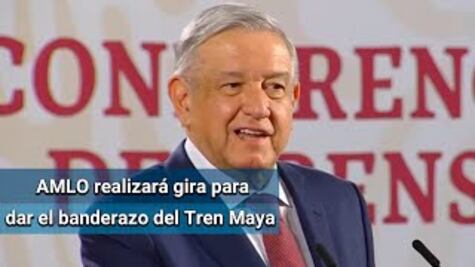 Sí voy a salir de gira la próxima semana, asegura AMLO