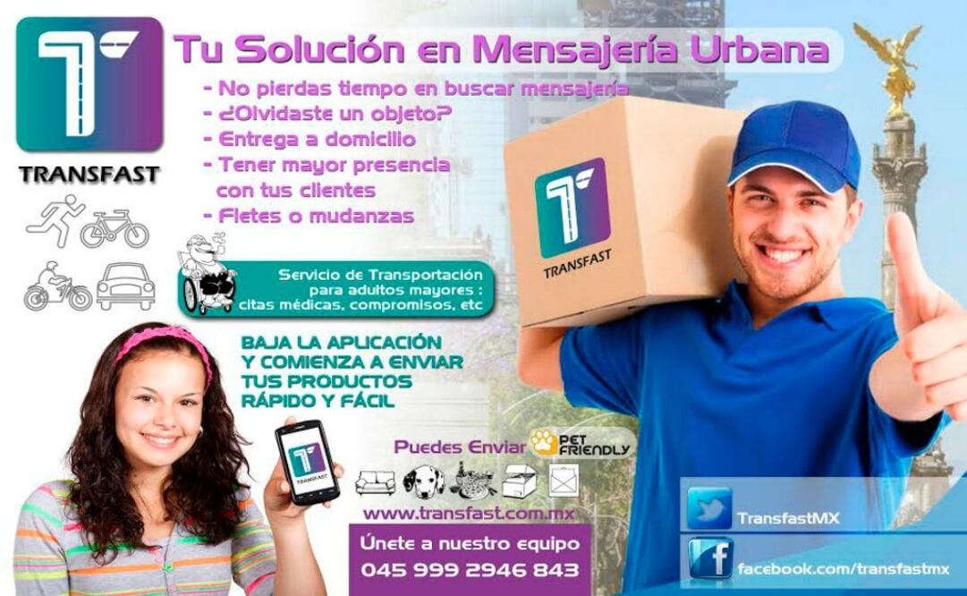 Transfast ayuda a las personas que necesiten desplazar un objeto