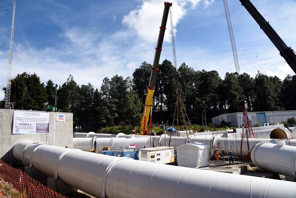 Esta mañana finalizó el mantenimiento al sistema Cutzamala. Foto: Especial