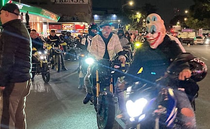 VIDEOS: ¡Aquí espantan-tan-tan! Vuelve la Rodada del Terror a recorrer la CDMX